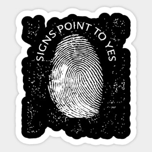 Fingerprints Sticker